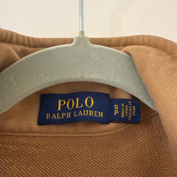 Ralph Lauren women‘s Camel Zip-Up Sweater - Picture 4 of 4